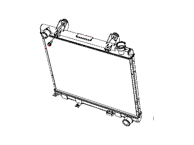 Mopar 52029262AE Engine Cooling Radiator