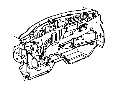 Mopar 5258027AF SILENCER-COWL PLENUM Panel Upper