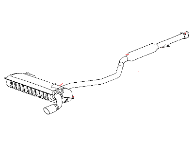 Dodge Caliber Muffler - 5105674AB