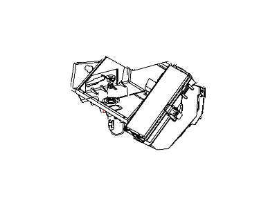 2008 Dodge Ram 1500 Battery Tray - 55277289AB