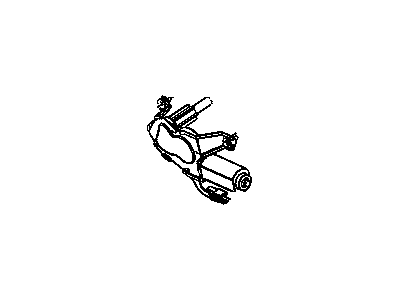 Mopar 4894283AB Motor-LIFTGATE WIPER