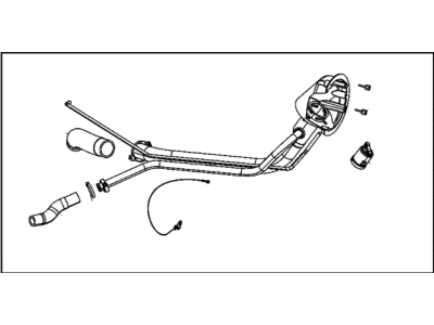 2023 Ram 3500 Fuel Filler Neck - 68164507AE