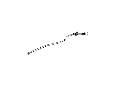 Mopar 68037777AA Transmission Shift Cable/Automatic Transmission Shifter Cable