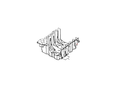 2010 Dodge Grand Caravan Oil Pan - 68031443AB