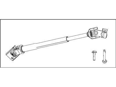 68105066AF Mopar Steering Column Intermediate Shaft Illustration 1 of 1