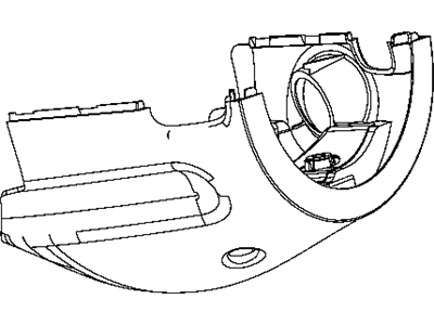 1RZ38JXWAB Mopar Steering Column Shroud Illustration 1 of 1