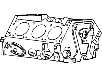 Mopar 5102008AA Engine-Short