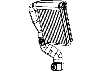 Mopar 68038191AB EVAPORATOR-Air Conditioning