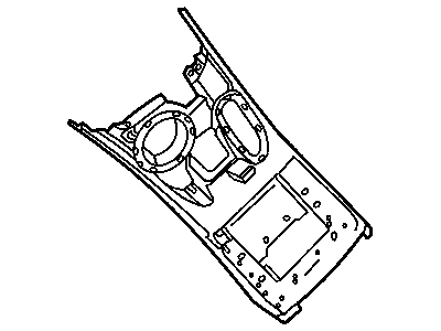 Mopar XN88DX9AA Base-Floor Console