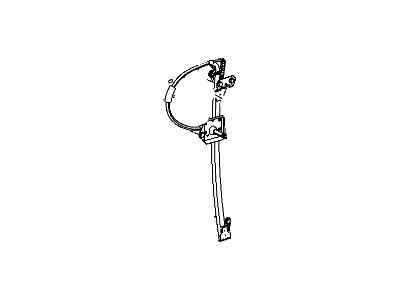thumbnail image 2 of For 2008-2013 Jeep Liberty Rear Left Power Window Regulator With Motor | 748-573 68033459AA 2 of 6
