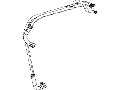 Mopar 55111396AB Hose-Heater Supply And Return