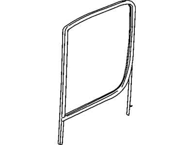 Mopar 68010030AA Frame-Door Glass