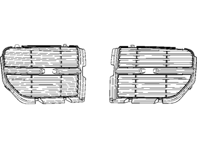 2006 Dodge Magnum Grille - 4806131AB