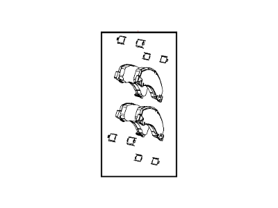 Mopar 2AMV1093AB Pad Kit-Disc Brake