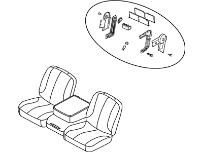 Mopar 5178109AA Seat Cushion Back Driver Foam