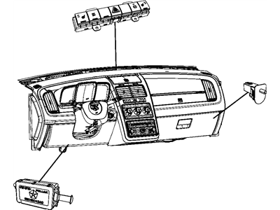 Mopar 4602562AF Switch-Instrument Panel