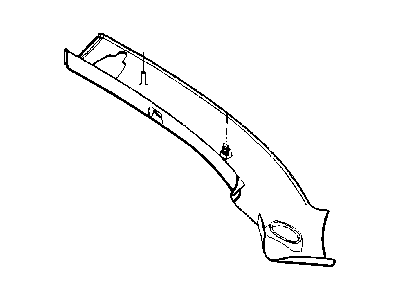 Mopar KM33DX9AB Molding