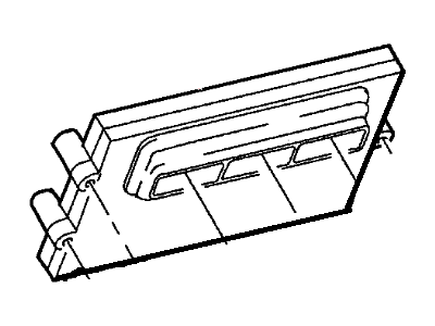 Dodge Ram Wagon Engine Control Module - 56040115AA