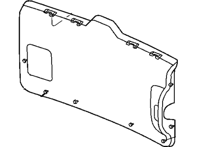 Mopar 5GE89WL5AJ Panel-LIFTGATE Lower