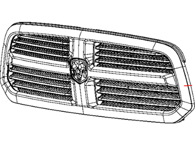 Mopar 68197705AA Grille-Radiator