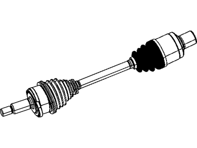 Mopar 4578601AA Axle Shaft-Cv Joint Half Shaft Left