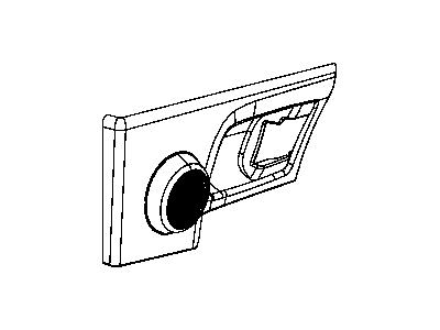 Mopar 1DR85BDAAD Bezel-Door Trim Panel