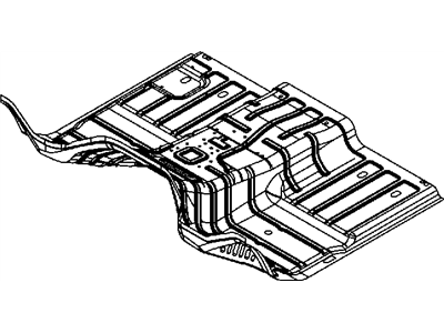 2011 Ram 2500 Floor Pan - 68036568AB