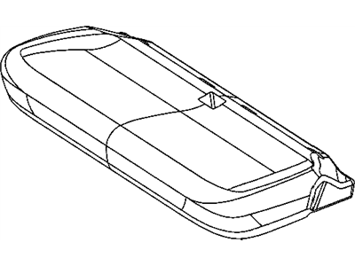 Mopar 5170728AA Frame-Rear Seat Cushion