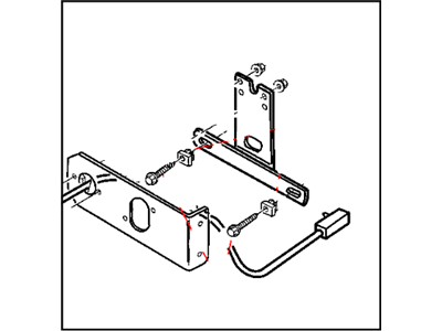 Mopar 55295455AD Bracket-License Plate