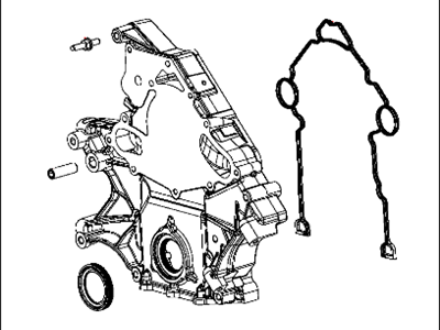 Dodge Timing Cover - 68165888AE