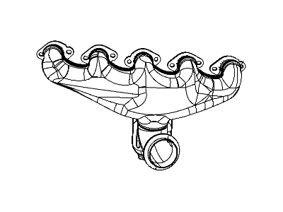 2009 Dodge Viper Exhaust Manifold - 5037705AC