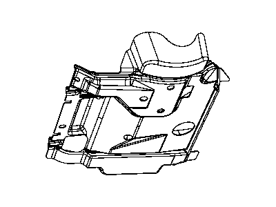 Mopar 52129093AF Shield-Front