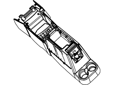 Chrysler Aspen Center Console Base - 1GL371DBAA