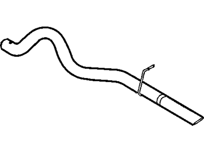 Mopar 52103177AF Pipe-Tail