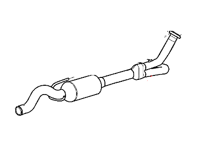 2003 Dodge Durango Exhaust Pipe - 52103374AE