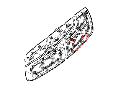 Mopar 55077767AC Grille-Radiator