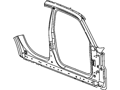 Mopar 68096290AB Panel-Body Side Aperture Outer