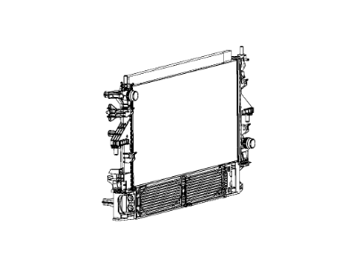 Mopar 68210641AA Engine Cooling Radiator