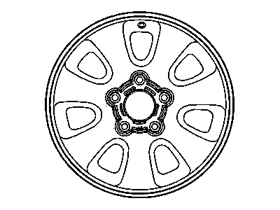 2003 Jeep Grand Cherokee Spare Wheel - 5HE38PAKAA