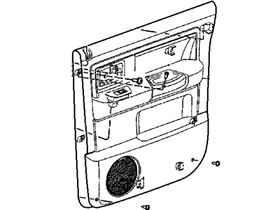 Mopar 1AZ63XDBAA Cup-Door Pull