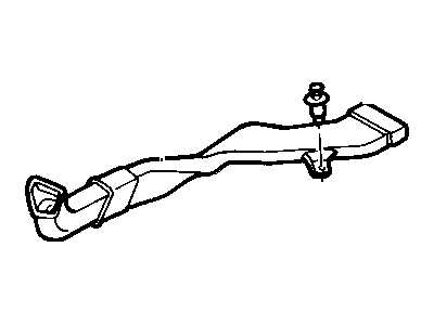 Mopar 55055529AB Duct-Floor