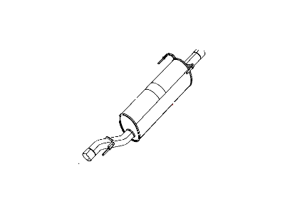 Mopar 52121563AE Exhaust Muffler