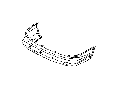 Mopar 4797590 Rear Bumper Cover