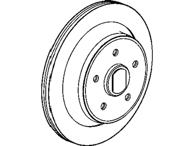 Dodge Dakota Brake Disc - 52010235AB