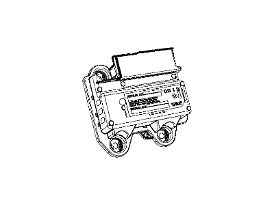 Mopar 68207821AA OCCUPANT Restraint Module