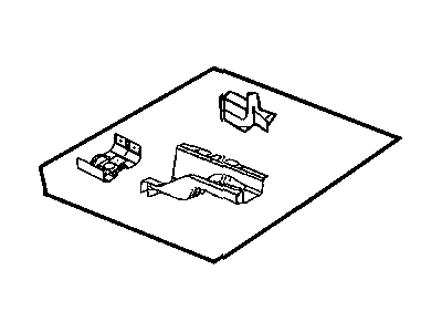 Mopar 55362430AB CROSSMEMBER-Floor Pan