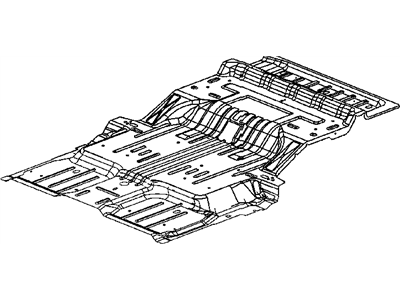 2004 Dodge Durango Floor Pan - 55362426AB