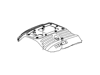 Jeep Engine Cover - 53034225AC