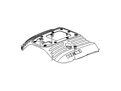 Jeep Grand Cherokee Engine Cover - 53034225AC