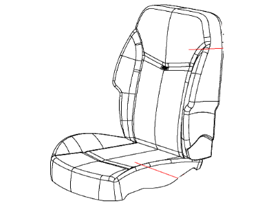 2011 Dodge Avenger Seat Cover - 1UT83DX9AA